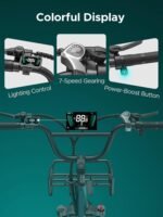 ENGWE E Bike Herren mit 48V 13Ah Batterie, 20 * 4.0 Zoll, 7-Gang Getriebe mit LCD-Display, 250W Motor & 25km/h, Reichweite bis zu 120km L20/L20 Boost