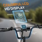 URLIFE E-Bike für Erwachsene, 20 * 3.0" Fetter Reifen Elektrofahrrad Für Stadtpendler, 48V 13Ah Austauschbarem Akku bis 100KM, 250W Motor mit LCD Display, 7 Gang Elektrofahrräder Für Herren Damen