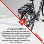 TELEFUNKEN E-Bike 28 Zoll Fahrrad für Damen & Herren | Pedelec Citybike mit 7-Gang Nabenschaltung | Rücktritt | Elektrofahrrad 250 W Frontmotor | 468 Wh Li-Ion-Akku | EBike Multitalent RC657