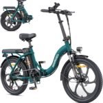 MilePort 1 Elektrofahrrad Für Erwachsene, 250W Klappbares Elektrofahrrad Mit 36V 13AH Abnehmbarem Akku, Geschwindigkeit 25KM/H und Reichweite 100KM, 20„* 3.0“ Fetter Reifen E-Bikes Für Stadtpendler