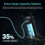 HITWAY E Bike BK6SL1-36V15.6Ah mit 250W Motor, Elektrofahrrad 20 Zoll, 70-150km Reichweite, 7-Gang, APP-Steuerung, faltbar, IP54 wasserdicht Pedelec