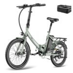 Fafrees E-Bike Klapprad 20 Zoll, Elektrofahrrad Ebike Herren 36V 16.75Ah/20Ah Akku, E-Fahrrad Damen 250W, Pedelec 25km/h, Reichweite bis zu 130 km, F20 Light