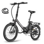 Fafrees E-Bike Klapprad 20 Zoll, Elektrofahrrad Ebike Herren 36V 16.75Ah/20Ah Akku, E-Fahrrad Damen 250W, Pedelec 25km/h, Reichweite bis zu 130 km, F20 Light