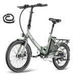 Fafrees E-Bike Klapprad 20 Zoll, Elektrofahrrad Ebike Herren 36V 16.75Ah/20Ah Akku, E-Fahrrad Damen 250W, Pedelec 25km/h, Reichweite bis zu 130 km, F20 Light