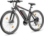 Eleglide E Bike, 27,5/29 Zoll E-Bike Herren Damen mit Hydraulische Scheibenbremse, 36V 18Ah Akku, Reichweite bis zu 150 KM, Offroad E-Mountainbike, 21 Gänge Elektrofahrrad, Mopride 2