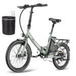 Fafrees E-Bike Klapprad 20 Zoll, Elektrofahrrad Ebike Herren 36V 16.75Ah/20Ah Akku, E-Fahrrad Damen 250W, Pedelec 25km/h, Reichweite bis zu 130 km, F20 Light
