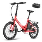 Fafrees E-Bike Klapprad 20 Zoll, Elektrofahrrad Ebike Herren 36V 16.75Ah/20Ah Akku, E-Fahrrad Damen 250W, Pedelec 25km/h, Reichweite bis zu 130 km, F20 Light