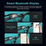 HITWAY E Bike BK6SL1-36V15.6Ah mit 250W Motor, Elektrofahrrad 20 Zoll, 70-150km Reichweite, 7-Gang, APP-Steuerung, faltbar, IP54 wasserdicht Pedelec