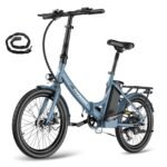Fafrees E-Bike Klapprad 20 Zoll, Elektrofahrrad Ebike Herren 36V 16.75Ah/20Ah Akku, E-Fahrrad Damen 250W, Pedelec 25km/h, Reichweite bis zu 130 km, F20 Light
