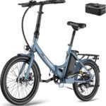 Fafrees E-Bike Klapprad 20 Zoll, Elektrofahrrad Ebike Herren 36V 16.75Ah/20Ah Akku, E-Fahrrad Damen 250W, Pedelec 25km/h, Reichweite bis zu 130 km, F20 Light