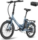 Fafrees E-Bike Klapprad 20 Zoll, Elektrofahrrad Ebike Herren 36V 16.75Ah/20Ah Akku, E-Fahrrad Damen 250W, Pedelec 25km/h, Reichweite bis zu 130 km, F20 Light