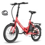 Fafrees E-Bike Klapprad 20 Zoll, Elektrofahrrad Ebike Herren 36V 16.75Ah/20Ah Akku, E-Fahrrad Damen 250W, Pedelec 25km/h, Reichweite bis zu 130 km, F20 Light