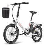 Fafrees E-Bike Klapprad 20 Zoll, Elektrofahrrad Ebike Herren 36V 16.75Ah/20Ah Akku, E-Fahrrad Damen 250W, Pedelec 25km/h, Reichweite bis zu 130 km, F20 Light