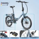 Fafrees E-Bike Klapprad 20 Zoll, Elektrofahrrad Ebike Herren 36V 16.75Ah/20Ah Akku, E-Fahrrad Damen 250W, Pedelec 25km/h, Reichweite bis zu 130 km, F20 Light