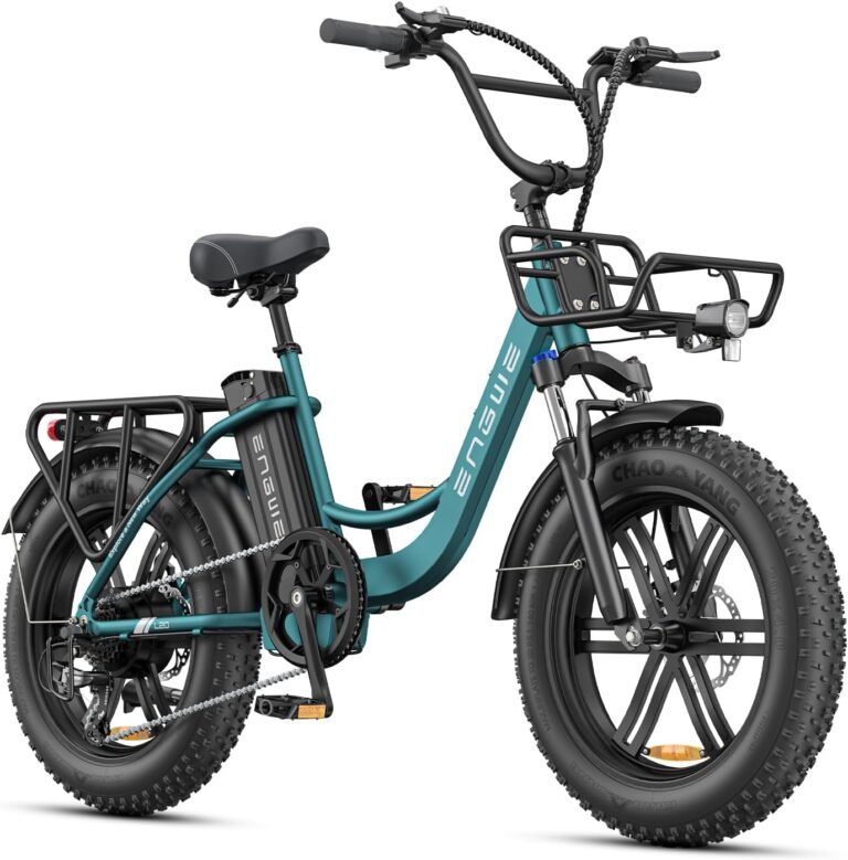 ENGWE E Bike Herren mit 48V 13Ah Batterie, 20 * 4.0 Zoll, 7-Gang Getriebe mit LCD-Display, 250W Motor & 25km/h, Reichweite bis zu 120km L20/L20 Boost