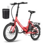 Fafrees E-Bike Klapprad 20 Zoll, Elektrofahrrad Ebike Herren 36V 16.75Ah/20Ah Akku, E-Fahrrad Damen 250W, Pedelec 25km/h, Reichweite bis zu 130 km, F20 Light