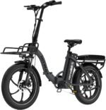 HITWAY E Bike BK6SL1-36V15.6Ah mit 250W Motor, Elektrofahrrad 20 Zoll, 70-150km Reichweite, 7-Gang, APP-Steuerung, faltbar, IP54 wasserdicht Pedelec