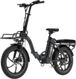HITWAY E Bike BK6SL1-36V15.6Ah mit 250W Motor, Elektrofahrrad 20 Zoll, 70-150km Reichweite, 7-Gang, APP-Steuerung, faltbar, IP54 wasserdicht Pedelec