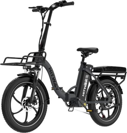 HITWAY E Bike BK6SL1-36V15.6Ah mit 250W Motor, Elektrofahrrad 20 Zoll, 70-150km Reichweite, 7-Gang, APP-Steuerung, faltbar, IP54 wasserdicht Pedelec