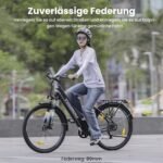 Touroll J1 ST 27,5" E Bike, Elektrofahrrad Trekkingrad E-Bike Herren Damen mit 561.6Wh Akku,100km Reichweite, 250W Motor, E-Fahrrad mit 7-Gang-Getriebe, Pedelec Citybike EBike für Erwachsene
