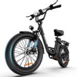 URLIFE E-Bike für Erwachsene, 20 * 3.0" Fetter Reifen Elektrofahrrad Für Stadtpendler, 48V 13Ah Austauschbarem Akku bis 100KM, 250W Motor mit LCD Display, 7 Gang Elektrofahrräder Für Herren Damen