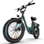 URLIFE E-Bike für Erwachsene, 20 * 3.0" Fetter Reifen Elektrofahrrad Für Stadtpendler, 48V 13Ah Austauschbarem Akku bis 100KM, 250W Motor mit LCD Display, 7 Gang Elektrofahrräder Für Herren Damen