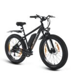 SPATIAL E Bike, E-Bike Herren mit 26 * 4.0" Fat Tire, 48V13AH Akku, Bis zu 150 KM, 85Nm 250W Motor, Offroad Ebike Mountainbike mit Vollfederung, 7-Gang, All-Terrain Elektrofahrrad Herren