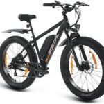 SPATIAL E Bike, E-Bike Herren mit 26 * 4.0" Fat Tire, 48V13AH Akku, Bis zu 150 KM, 85Nm 250W Motor, Offroad Ebike Mountainbike mit Vollfederung, 7-Gang, All-Terrain Elektrofahrrad Herren