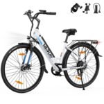 VARUN E Bike, 28 Zoll E-Bike Herren Damen mit 48V 499.2 Wh Akku, Bis zu 100 KM, 250W 55Nm Motor, Elektrofahrrad E-Fahrrad mit 7-Gang, 5 Modi, Tempomat Modus, City Ebike für Pendeln, Trekking
