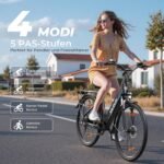 VARUN E Bike, 28 Zoll E-Bike Herren Damen mit 48V 499.2 Wh Akku, Bis zu 100 KM, 250W 55Nm Motor, Elektrofahrrad E-Fahrrad mit 7-Gang, 5 Modi, Tempomat Modus, City Ebike für Pendeln, Trekking