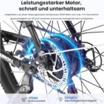 Touroll J1 ST 27,5" E Bike, Elektrofahrrad Trekkingrad E-Bike Herren Damen mit 561.6Wh Akku,100km Reichweite, 250W Motor, E-Fahrrad mit 7-Gang-Getriebe, Pedelec Citybike EBike für Erwachsene