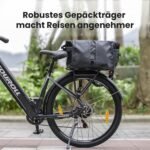 Touroll J1 ST 27,5" E Bike, Elektrofahrrad Trekkingrad E-Bike Herren Damen mit 561.6Wh Akku,100km Reichweite, 250W Motor, E-Fahrrad mit 7-Gang-Getriebe, Pedelec Citybike EBike für Erwachsene