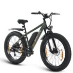 SPATIAL E Bike, E-Bike Herren mit 26 * 4.0" Fat Tire, 48V13AH Akku, Bis zu 150 KM, 85Nm 250W Motor, Offroad Ebike Mountainbike mit Vollfederung, 7-Gang, All-Terrain Elektrofahrrad Herren
