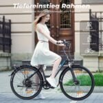 VARUN E Bike, 28 Zoll E-Bike Herren Damen mit 48V 499.2 Wh Akku, Bis zu 100 KM, 250W 55Nm Motor, Elektrofahrrad E-Fahrrad mit 7-Gang, 5 Modi, Tempomat Modus, City Ebike für Pendeln, Trekking