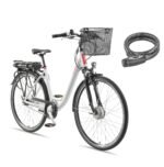 TELEFUNKEN E-Bike 28 Zoll Fahrrad für Damen & Herren | Pedelec Citybike mit 7-Gang Nabenschaltung | Rücktritt | Elektrofahrrad 250 W Frontmotor | 468 Wh Li-Ion-Akku | EBike Multitalent RC657