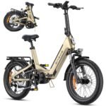 ENGWE E Bike mit APP&IoT, Ebike 48V 15Ah Akku bis 160km, Drehmomentsensor & hydraulische Bremsen, 20 * 3.0 Reifen, 2 Stunden aufgeladen
