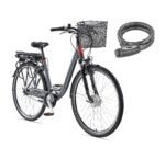 TELEFUNKEN E-Bike 28 Zoll Fahrrad für Damen & Herren | Pedelec Citybike mit 7-Gang Nabenschaltung | Rücktritt | Elektrofahrrad 250 W Frontmotor | 468 Wh Li-Ion-Akku | EBike Multitalent RC657